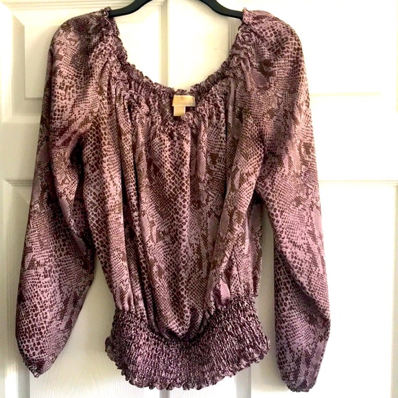 Michael Kors snakeskin print blouse - Picture 4 of 8